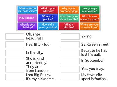 Questions/Use of English