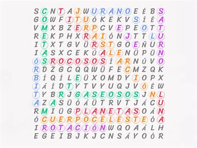 sopa de letras lenguaje