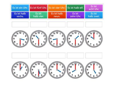  Wie spät ist es? (I)
