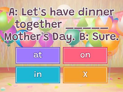 國一-時間介系詞