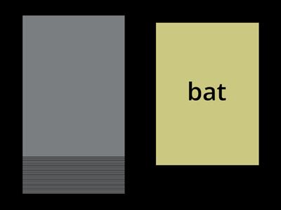 short /a/ cvc words with sound