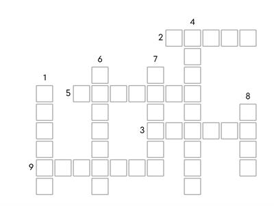 science grade 4 crossword