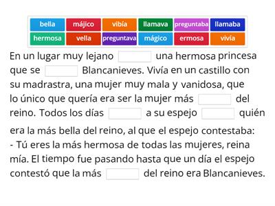 Completar el texto n.6