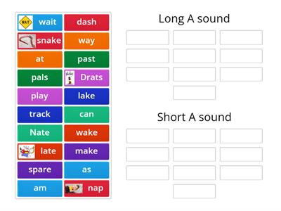 Phonics Long and Short A /a/