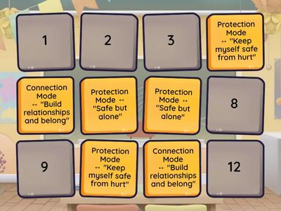 MATCHING PAIRS - Protection vs. Connection