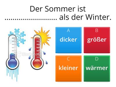 Steigerung der Adjektive