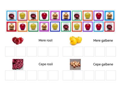 Sortare dupa forma si culoare