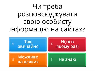 безпека в мережі інтернет