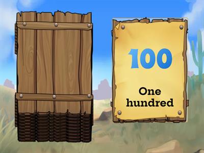 Cardinal numbers (1-100) 