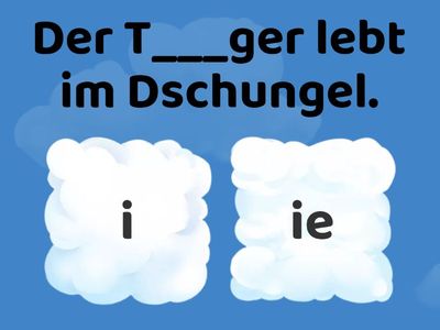 Rechtschreibung i/ie