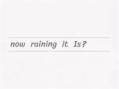 Questions in Present Continuous 