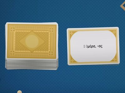 Bingo gramatical (griego I 24/10)