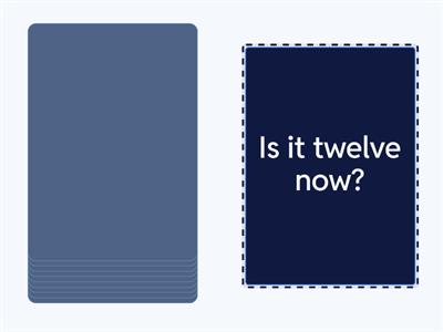 To be speaking questions