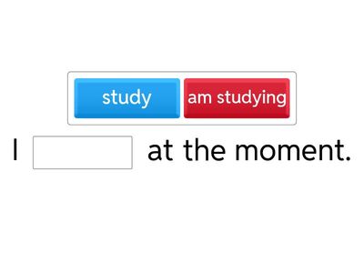 Present Continuous STATIVE VERBS