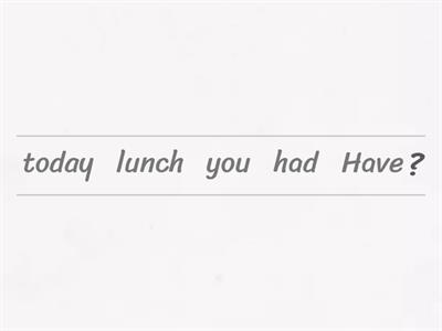 Present perfect questions