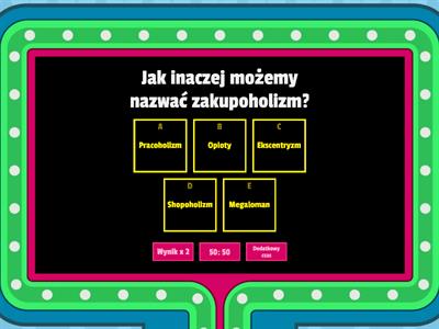 Profilaktyka - zakupoholizm test 