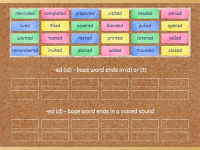 Hickey Lesson 40b: second sound of -ed (d)