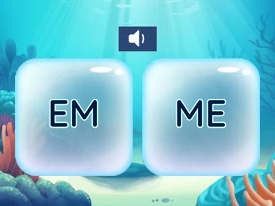 Discrimino in recettivo sillabe dirette ed inverse di M facile 2 item