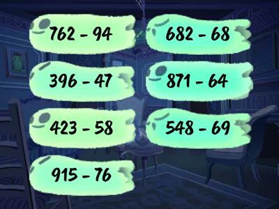 3 digit - 2 digit Subtraction with Regrouping