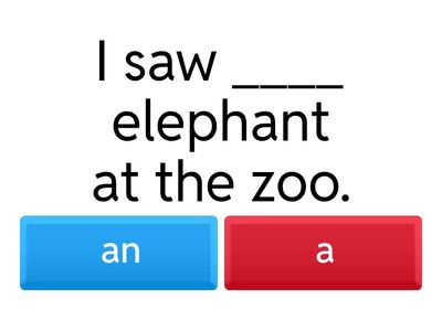 Articles: A/An, The, Zero 