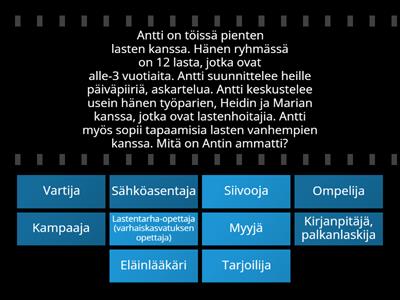 Mikä ammatti?