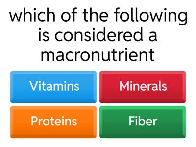 Nutrtion 101