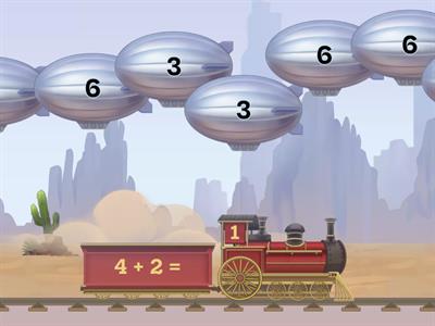 Addition Facts to 10 - Balloon Pop!