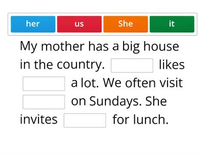 Object pronouns