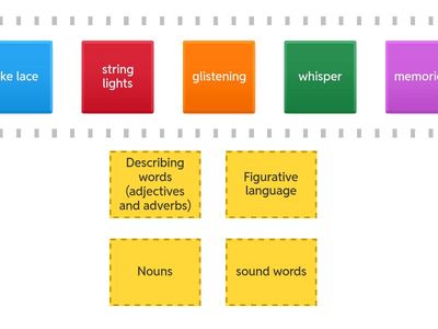 Winter words sorting