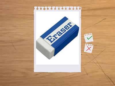 Things in the classroom