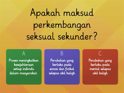 Perkembangan Seksual Sekunder (Tingkatan 1)