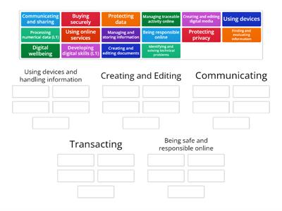 Essential Digital Skills Skills and Skill Areas