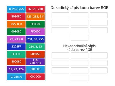 9. Zápis barev v IT