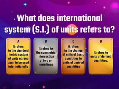 System international of units - Identify basic units and derived units.