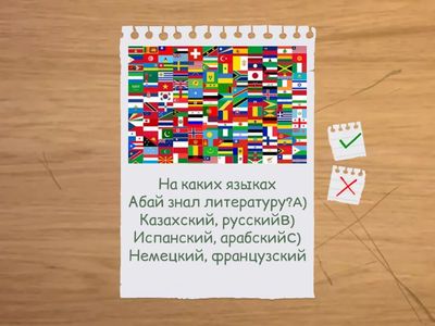 Абай Кунанбаев тест