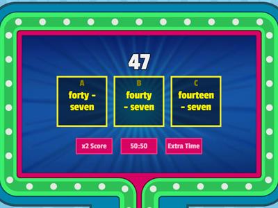 ADAPTED - Numbers 20-50