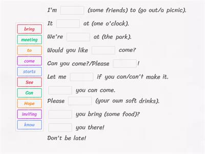 Gateway to the world A2 U6 writing
