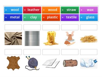 Materials (Smiles 4 Module 8)