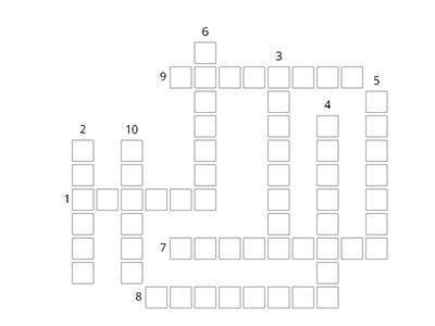crossword Numbers 11-20