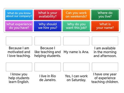 Dialogue - Job Interview in English by @beownercurso