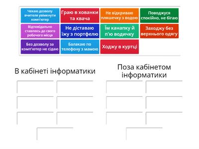 Правила безпеки в комп'ютерному класі