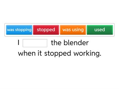 past continuous + when + past simple - Chris' Escuela de Idiomas 
