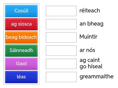 Aongus - Foclóireacht