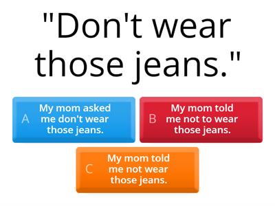 Reported Commands and Requests