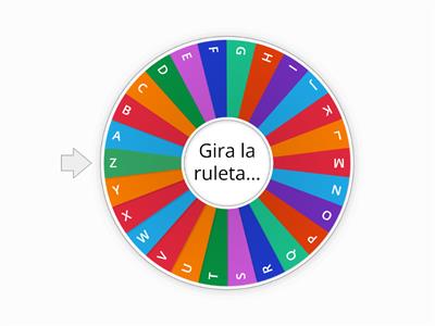 Ruleta Abecedario