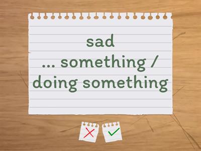 English 8 Adjectives with prepositions