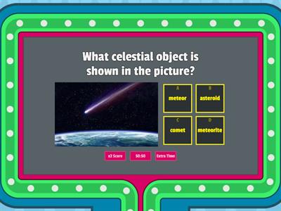 Game on Asteroids, Comets and Meteors