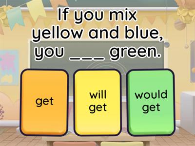 zero first and second conditional