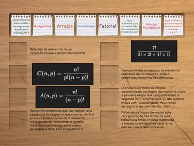 Revisão de Analise Combinatória 