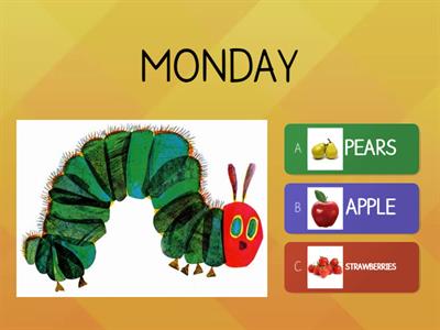 The very hungry caterpillar